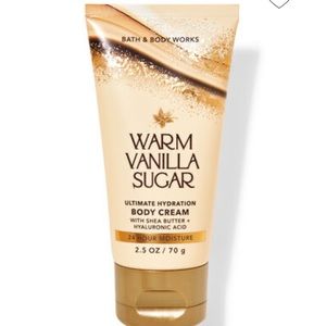 ✨ BBW Warm Vanilla Sugar Travel Size Body Cream NEW